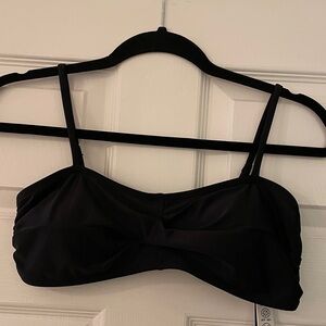 NWT- Tahari Black Bikini Top Size L Large
